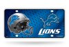 Detroit Lions Metal License Plate, Auto Tag