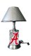 Alabama Crimson Tide Lamp, diamond design plate