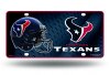 Houston Texans Metal License Plate, Auto Tag